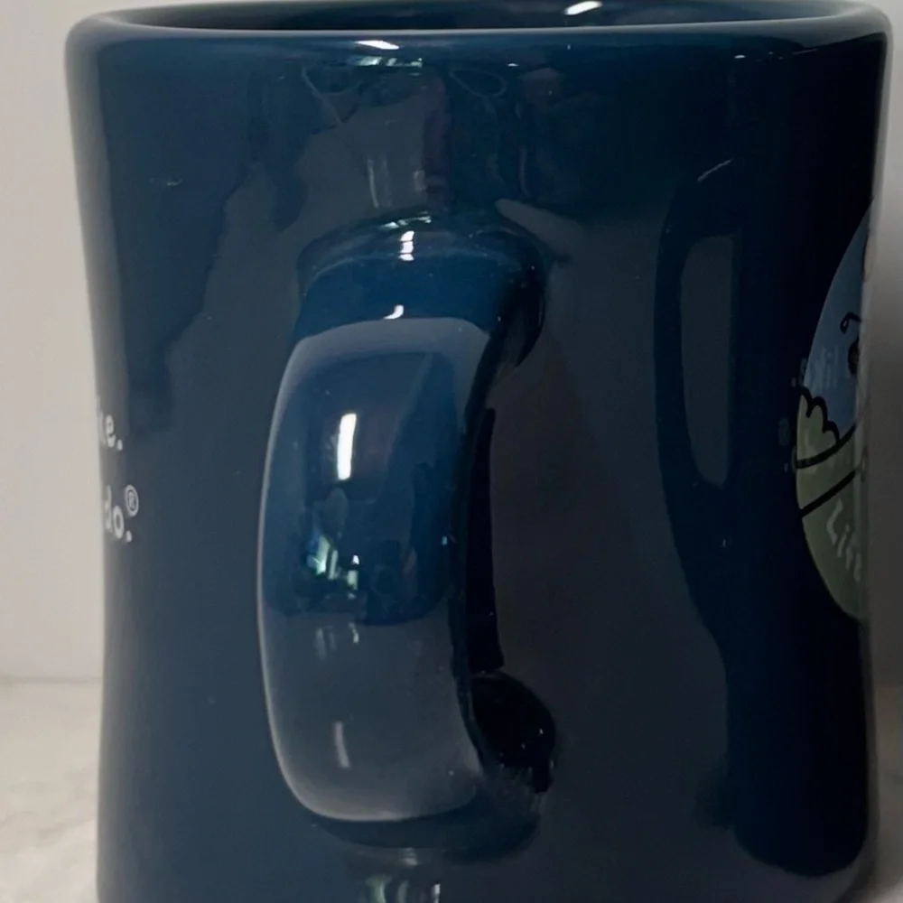 Life Is Good Navy Ceramic Mug with Golf Design - Picture 4 of 9